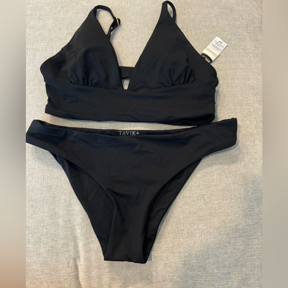 L space black bikini top and Tavik black bikini bottom - Picture 5 of 7